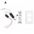 Wall Camera Outlet 1080P HD Wireless Wifi Ip Camcorder Remote Monitoring Home Security Surveillance Cam A Q36