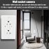 Wall Camera Outlet 1080P HD Wireless Wifi Ip Camcorder Remote Monitoring Home Security Surveillance Cam C Q39