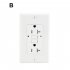 Wall Camera Outlet 1080P HD Wireless Wifi Ip Camcorder Remote Monitoring Home Security Surveillance Cam C Q39