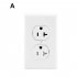 Wall Camera Outlet 1080P HD Wireless Wifi Ip Camcorder Remote Monitoring Home Security Surveillance Cam C Q39