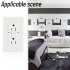 Wall Camera Outlet 1080P HD Wireless Wifi Ip Camcorder Remote Monitoring Home Security Surveillance Cam C Q39