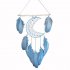 Wall Hanging Dream Catchers With Natural Feathers Wood Stick Wind Chimes Home Craft For Wall Hanging Home Decoration light green