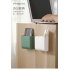 Wall Hanging Storage Box Multifunction Remote Control Storage Case Mobile Phone Plug Holder Stand Container blue