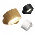 Wall Lights 360   Magnetic Ball Rotate LED Sconces USB Rechargeable Dimmable Touch Control Cordless Wall Mounted Reading Lamp For Bedside Home white shell