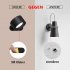 Wall Lights 360   Magnetic Ball Rotate LED Sconces USB Rechargeable Dimmable Touch Control Cordless Wall Mounted Reading Lamp For Bedside Home white shell