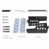 Wall Mount Bracket Dual Card Slot Mobile Phone Holder Left Right Angle Adjustable Back For Tablet Pc White
