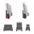 Wall Mount Bracket Dual Card Slot Mobile Phone Holder Left Right Angle Adjustable Back For Tablet Pc White