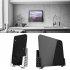 Wall Mount Bracket Dual Card Slot Mobile Phone Holder Left Right Angle Adjustable Back For Tablet Pc White