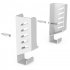 Wall Mount Holder Sturdy Stylish Shelf Space Saving Storage Organizer Bracket Stand For Wifi Router Laptop black
