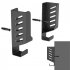 Wall Mount Holder Sturdy Stylish Shelf Space Saving Storage Organizer Bracket Stand For Wifi Router Laptop black