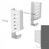Wall Mount Holder Sturdy Stylish Shelf Space Saving Storage Organizer Bracket Stand For Wifi Router Laptop black