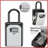 Wall Mounted Large Capacity 4 digit Combination Key Lock Storage Safe Security Box For Outdoor Indoor grey