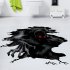 Wall Stickers Halloween Ghost Floor Stickers for Party Decoration Wall Decor Background Art Decals FX C65