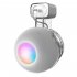 Wall mounted Bracket Solid Color Intelligent Speaker Holder Compatible For Home Pod Mini  US Plug  White