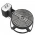 Wall mounted Bracket Solid Color Intelligent Speaker Holder Compatible For Home Pod Mini  US Plug  White