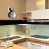 Wall mounted Bracket Solid Color Intelligent Speaker Holder Compatible For Home Pod Mini  US Plug  White