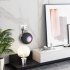 Wall mounted Bracket Solid Color Intelligent Speaker Holder Compatible For Home Pod Mini  US Plug  White