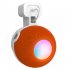 Wall mounted Bracket Solid Color Intelligent Speaker Holder Compatible For Home Pod Mini  US Plug  White