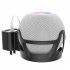 Wall mounted Bracket Solid Color Intelligent Speaker Holder Compatible For Home Pod Mini  US Plug  White