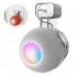 Wall mounted Bracket Solid Color Intelligent Speaker Holder Compatible For Home Pod Mini  US Plug  White