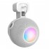 Wall mounted Bracket Solid Color Intelligent Speaker Holder Compatible For Home Pod Mini  US Plug  White