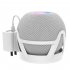 Wall mounted Bracket Solid Color Intelligent Speaker Holder Compatible For Home Pod Mini  US Plug  White