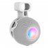 Wall mounted Bracket Solid Color Intelligent Speaker Holder Compatible For Home Pod Mini  US Plug  White