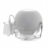Wall mounted Bracket Solid Color Intelligent Speaker Holder Compatible For Home Pod Mini  US Plug  White