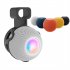 Wall mounted Bracket Solid Color Intelligent Speaker Holder Compatible For Home Pod Mini  US Plug  White