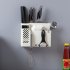 Wall mounted Drain Holder Multifunction Kitchen Tableware Spoon Cutter Storage Towel Rack Moran