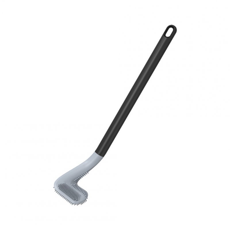 Wall-mounted Long Handle Golf Toilet  Brush Household Bathroom Cleaning Tool Dark _40*7.2*5cm OPP bag