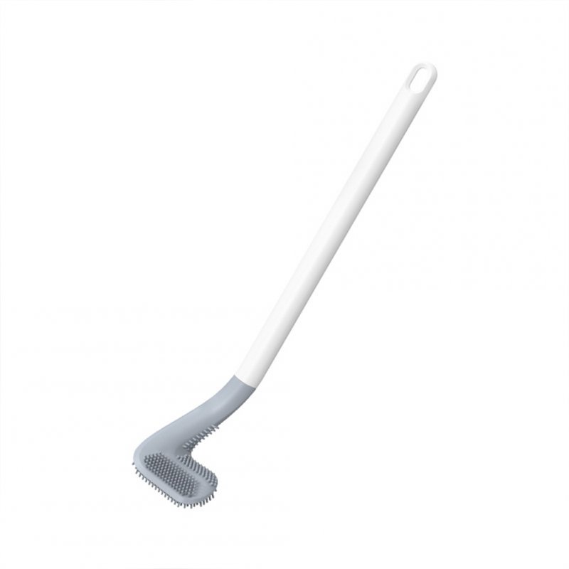 Wall-mounted Long Handle Golf Toilet  Brush Household Bathroom Cleaning Tool  White_40*7.2*5cm OPP bag