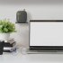 Wall mounted Speaker Stand Display Shelf for Bluetooth Speaker Charging Rack Webcam Mobile Phone Black