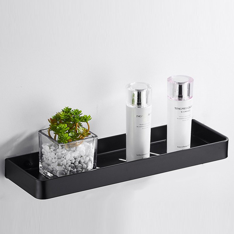 Wall-mounted Storage Shelves Multifunctional Rust-proof Towel Rack Organizer For Bathroom Kitchen Regular 40cm
