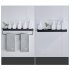 Wall mounted Storage Shelves Multifunctional Rust proof Towel Rack Organizer For Bathroom Kitchen Regular 40cm