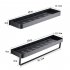 Wall mounted Storage Shelves Multifunctional Rust proof Towel Rack Organizer For Bathroom Kitchen Regular 40cm