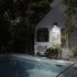 Wall mounted solar powered outdoor LED security light brings 320 lumens of lighting to your outdoor spaces and with PIR motion detection automatically activates