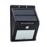 Wall mounted solar powered outdoor LED security light brings 320 lumens of lighting to your outdoor spaces and with PIR motion detection automatically activates