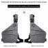 Wander Bag Sling Backpack Multi Layer Storage Plus Anti Theft Zipper Bag Multipurpose Crossbody Shoulder Bag Travel Hiking Daypack Chest Bag gray right shoulder