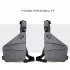 Wander Bag Sling Backpack Multi Layer Storage Plus Anti Theft Zipper Bag Multipurpose Crossbody Shoulder Bag Travel Hiking Daypack Chest Bag gray right shoulder