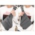 Wander Bag Sling Backpack Multi Layer Storage Plus Anti Theft Zipper Bag Multipurpose Crossbody Shoulder Bag Travel Hiking Daypack Chest Bag gray right shoulder