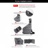 Wander Bag Sling Backpack Multi Layer Storage Plus Anti Theft Zipper Bag Multipurpose Crossbody Shoulder Bag Travel Hiking Daypack Chest Bag gray right shoulder