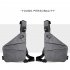 Wander Bag Sling Backpack Multi Layer Storage Plus Anti Theft Zipper Bag Multipurpose Crossbody Shoulder Bag Travel Hiking Daypack Chest Bag gray right shoulder