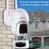 Wanscam K48C 1080P WiFi IP Camera Motion Detect Auto Tracking PTZ 4X Zoom 2 way Audio P2P CCTV Security Outdoor Dome Cam EU Plug