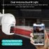 Wanscam K48C 1080P WiFi IP Camera Motion Detect Auto Tracking PTZ 4X Zoom 2 way Audio P2P CCTV Security Outdoor Dome Cam EU Plug