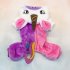 Warm Halloween Small Dog Jumpsuit Winter Pet Cat Clothes Holiday Cosplay Costume  XL