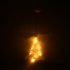 Warm White Christmas Tree Light  8 LED Spots Sucker Lamp Window Ornament  Indoor Decoration  Battery Operated