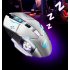 Warwolf Q8 Wireless Mouse Optical Mouse Gaming Silent USB Rechargeable 1600dpi for PC Laptop Computer Gray
