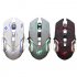 Warwolf Q8 Wireless Mouse Optical Mouse Gaming Silent USB Rechargeable 1600dpi for PC Laptop Computer Gray