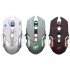 Warwolf Q8 Wireless Mouse Optical Mouse Gaming Silent USB Rechargeable 1600dpi for PC Laptop Computer Silver